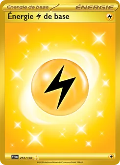 Énergie Lightning de base, Écarlate et Violet Nº 257 Holo