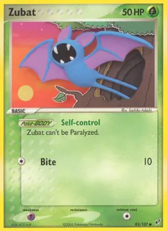 Zubat, Deoxys Nº 83 Normal