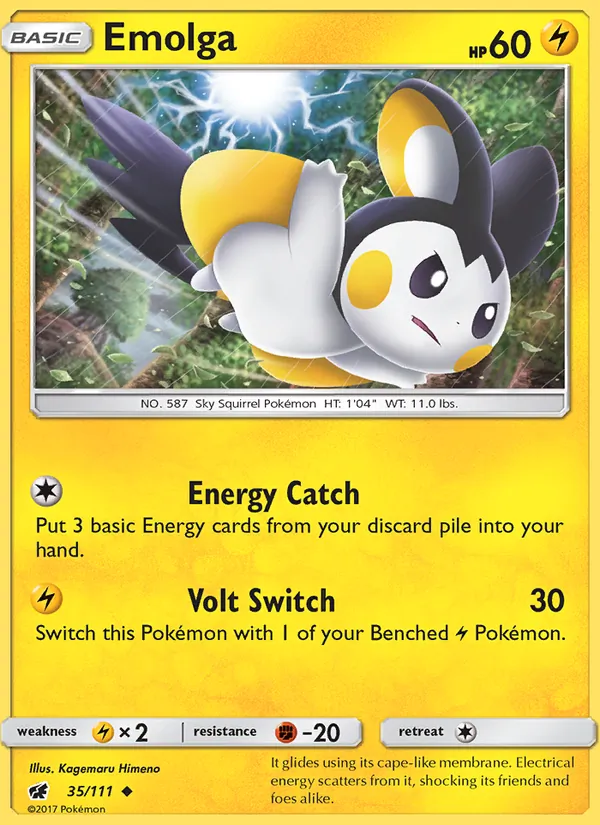 Emolga, Crimson Invasion No. 35