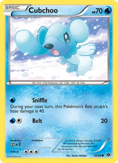 Cubchoo, Next Destinies No. 36 Normal