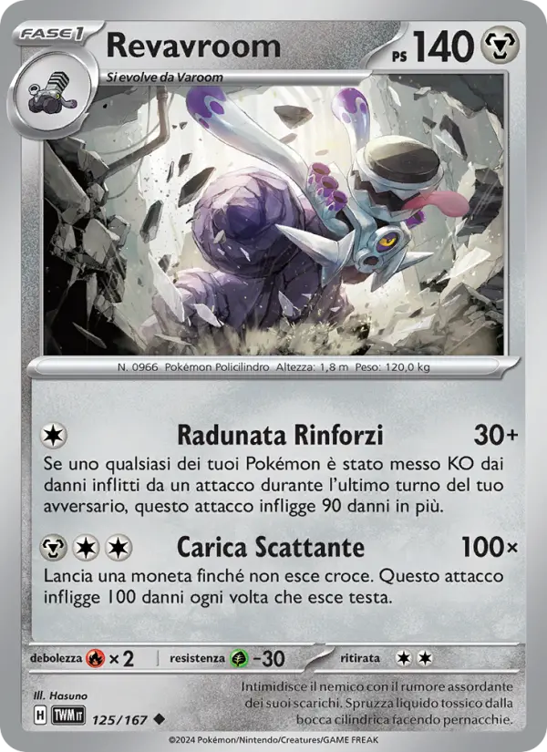 Revavroom, Crepuscolo Mascherato No. 125