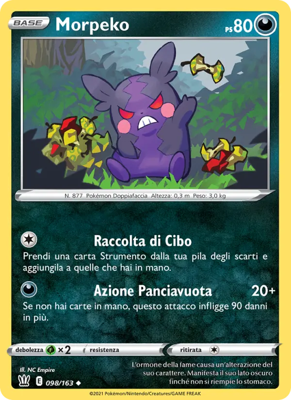Morpeko, Stili di Lotta Nº 98