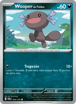 Wooper de Paldea, Juntos de Aventuras No. 093 Normal