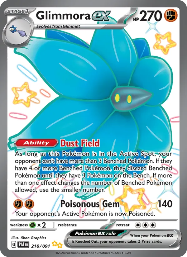 Glimmora ex, Paldean Fates No. 218