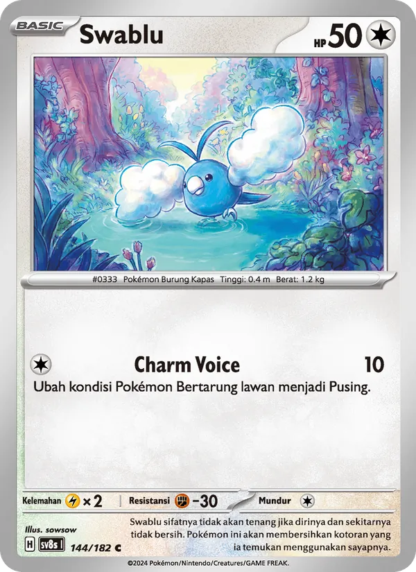Swablu, Kilat Rasi No. 144