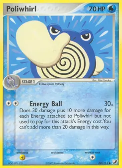 Poliwhirl, Unseen Forces Nº 68 Normal