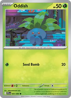 Oddish, Phantasmal Flames No. 001