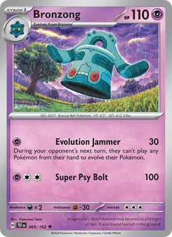 Bronzong, Temporal Forces No. 069 Normal