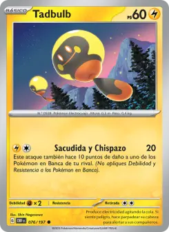 Tadbulb, Llamas Obsidianas No. 076 Normal