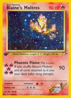 Blaine's Moltres, Gym Heroes No. 1