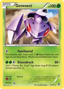 Genesect, Plasma-Blaster No. 10 Normal