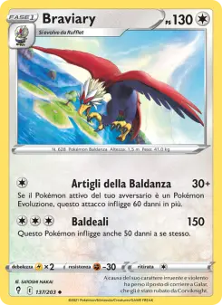 Braviary, Evoluzioni Eteree No. 137 Normal