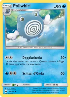 Poliwhirl, Sole e Luna Nº 31 Normal
