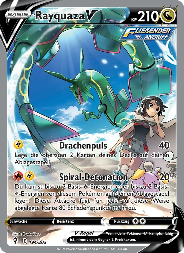Rayquaza V, Drachenwandel Nº 194