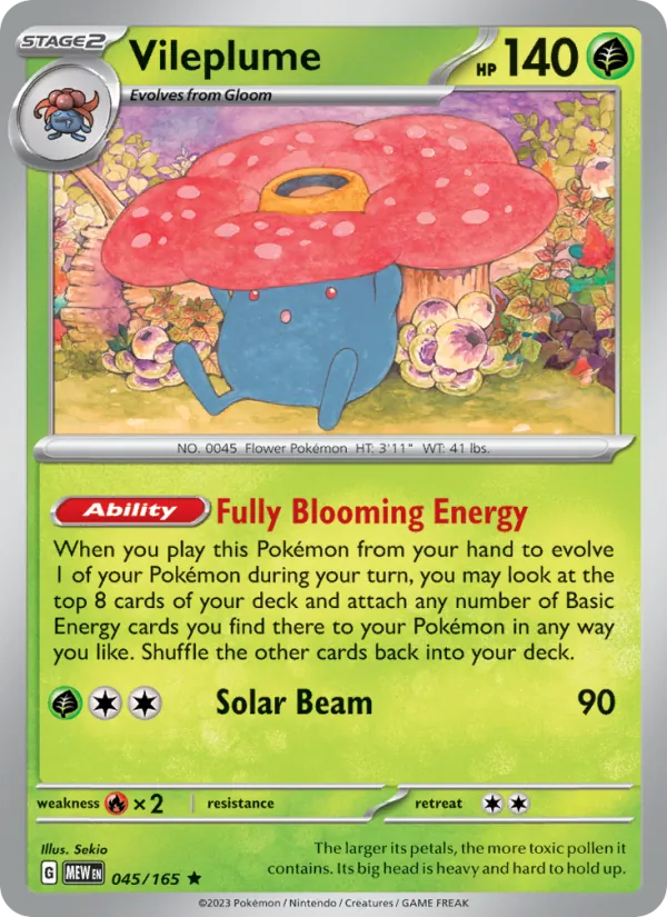 Vileplume, 151 No. 045
