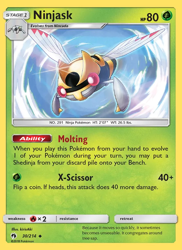 Ninjask, Lost Thunder No. 30