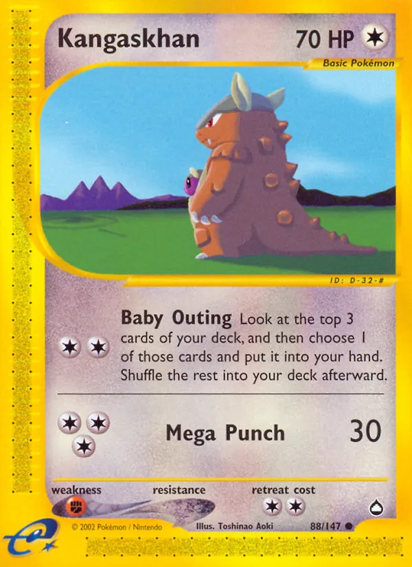 Kangaskhan, Aquapolis No. 88
