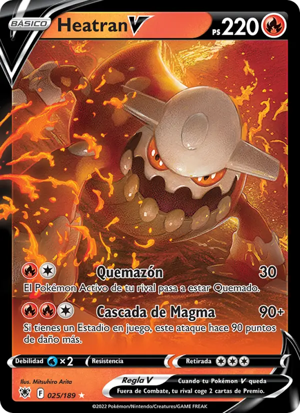 Heatran V, Resplandor Astral No. 025