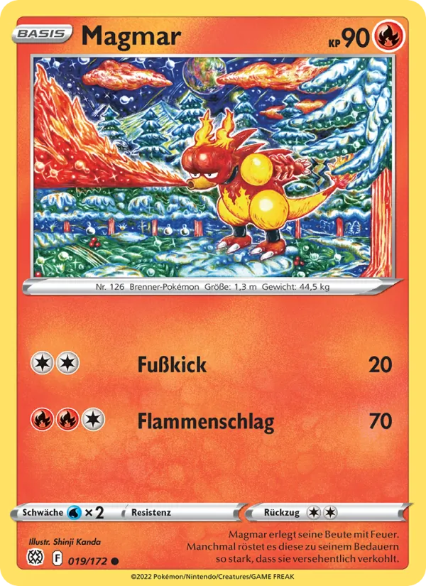 Magmar, Strahlende Sterne Nº 019
