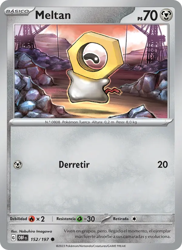 Meltan, Llamas Obsidianas No. 152