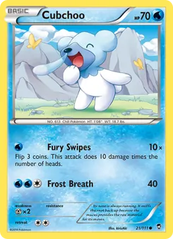 Cubchoo, Furious Fists No. 21 Normal
