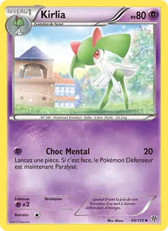 Kirlia, Tempète Plasma Nº 60 Normal
