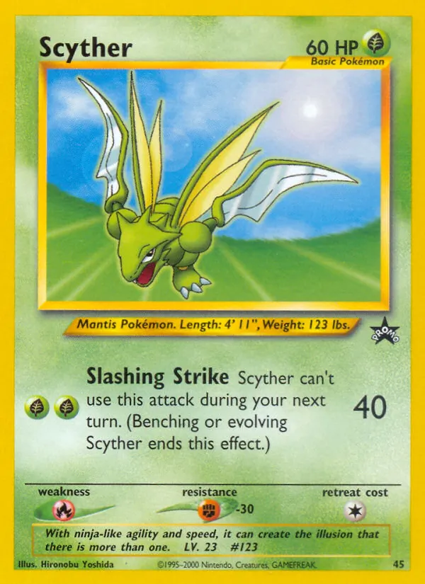 Scyther, Wizards Black Star Promos No. 45