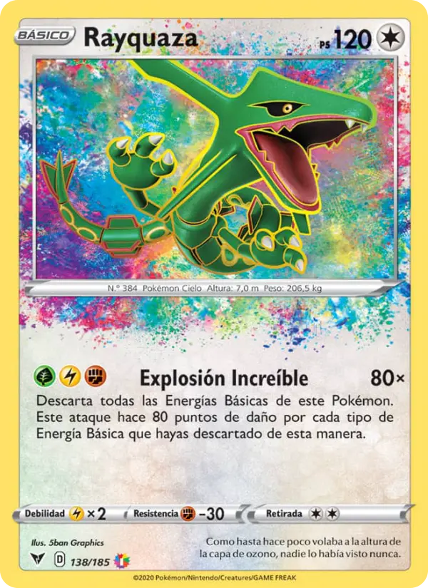 Rayquaza, Voltaje Vívido No. 138