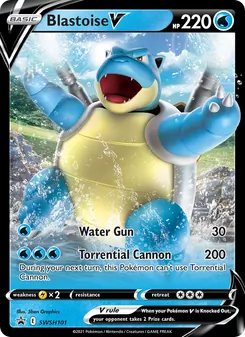 Blastoise V, SWSH Black Star Promos No. SWSH101 Holo