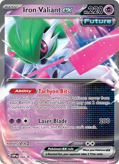 Iron Valiant ex, SVP Black Star Promos No. 068 Holo