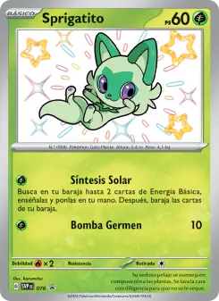 Sprigatito, SVP Black Star Promos No. 076 Holo
