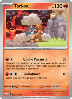 Torkoal, Crepuscolo Mascherato No. 030 Normal