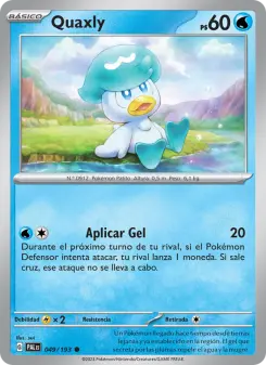 Quaxly, Evoluciones en Paldea No. 049 Normal