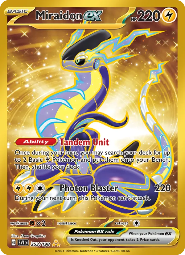 Miraidon ex, Scarlet & Violet No. 253