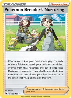 Pokémon Breeder's Nurturing, Darkness Ablaze No. 166 Normal