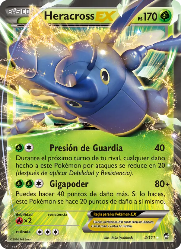 Heracross EX, Puños Furiosos No. 4