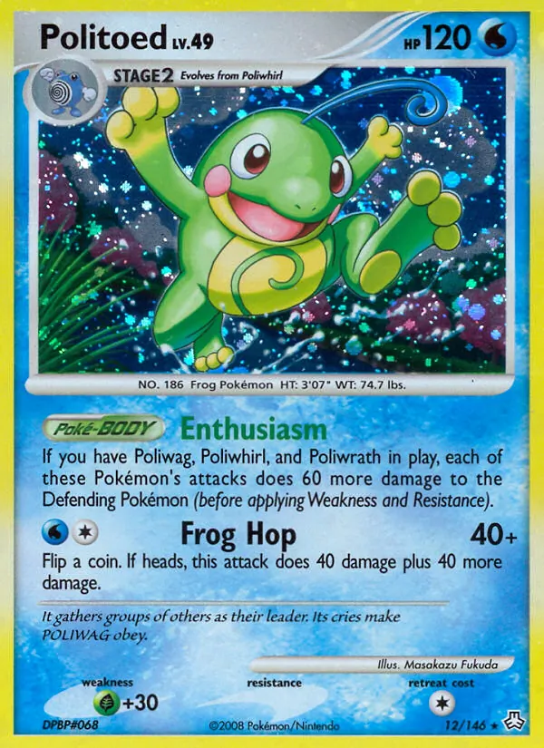 Politoed, Legends Awakened No. 12