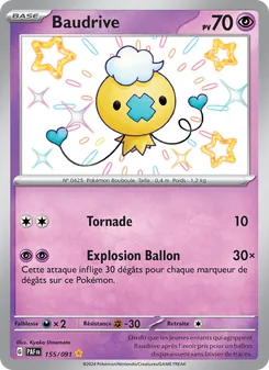 Baudrive, Destinées de Paldea Nº 155 Holo