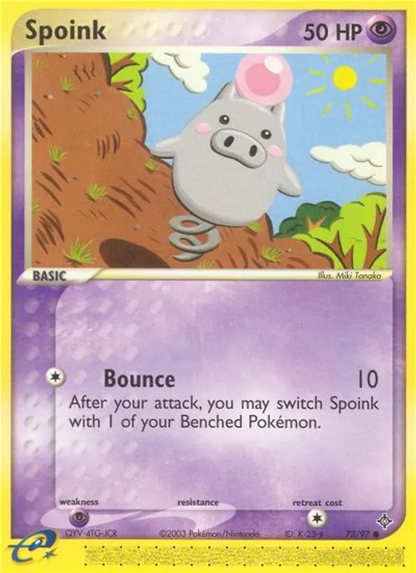 Spoink, Dragon No. 73
