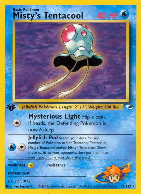 Misty's Tentacool, Gym Heroes No. 32