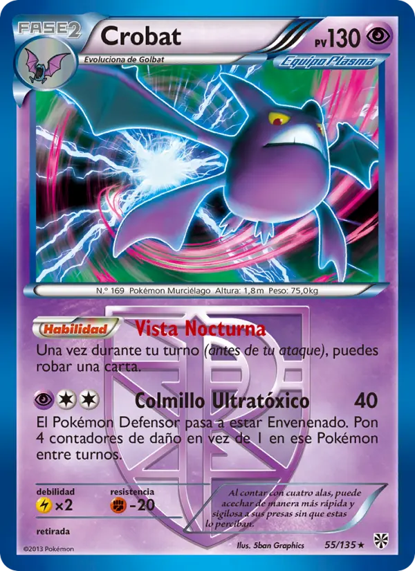 Crobat, Tormenta Plasma No. 55