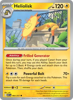 Heliolisk, Ascended Heroes No. 064 Normal