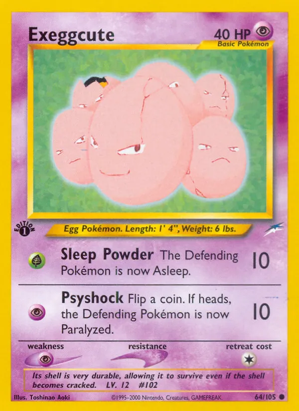 Exeggcute, Neo Destiny No. 64
