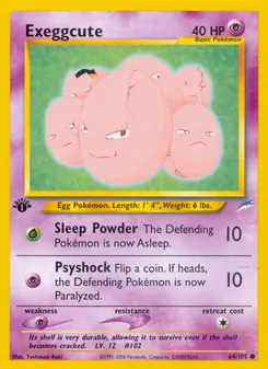 Exeggcute, Neo Destiny No. 64 Normal