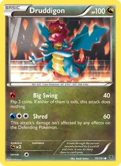Druddigon, Plasma Blast Nº 70 Normal