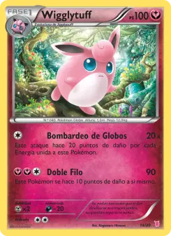Wigglytuff, Kit de Entrenador XY (Wigglytuff) Nº 14 Normal