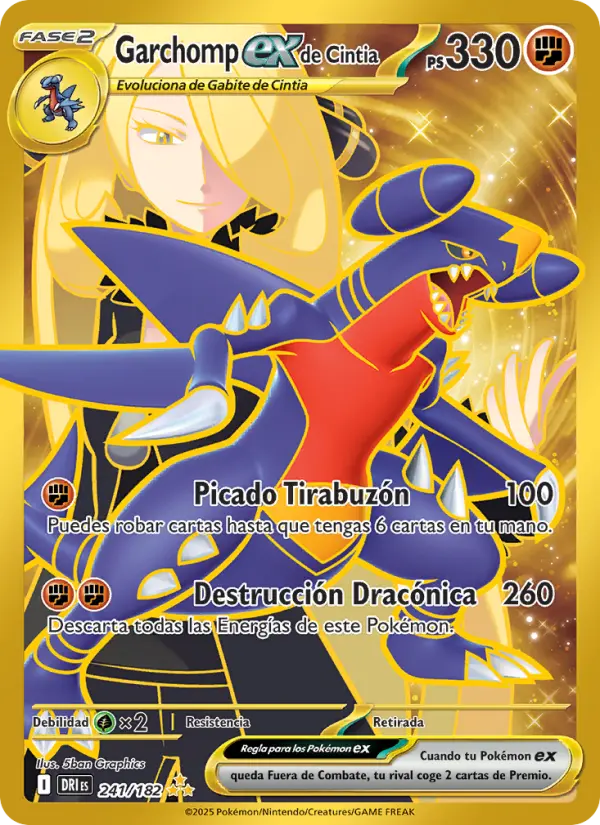Garchomp ex de Cintia, Rivales Predestinados No. 241