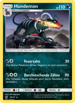 Hundemon, Aufziehen der Sturmröte No. 59 Normal