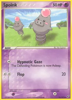 Spoink, Deoxys No. 76 Normal