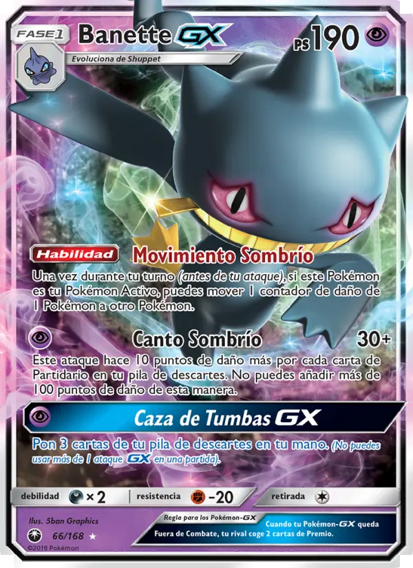 Banette GX, Tormenta Celestial No. 66